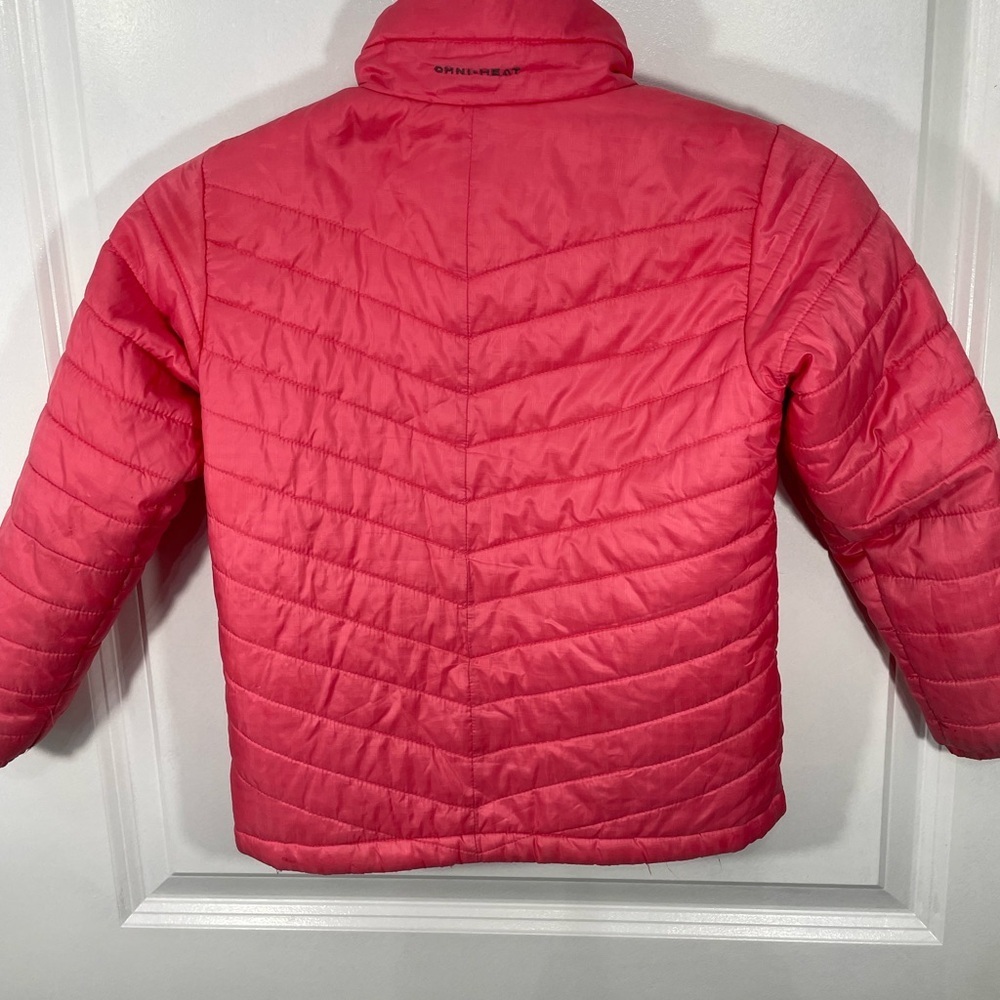 Columbia Kids Bright Pink Puffer Jacket Size XS - Picture 7 of 8